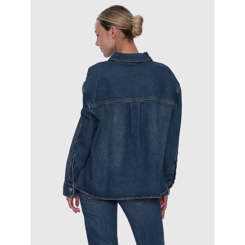 Thrills Melina Oversized Denim Shirt image number 1